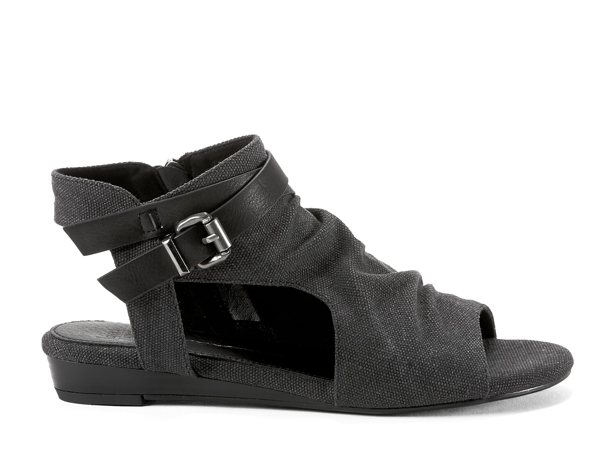 Yellow Shoes | Womens-Sandals-Casual-Low Wedge/Ankle strap | Maize |