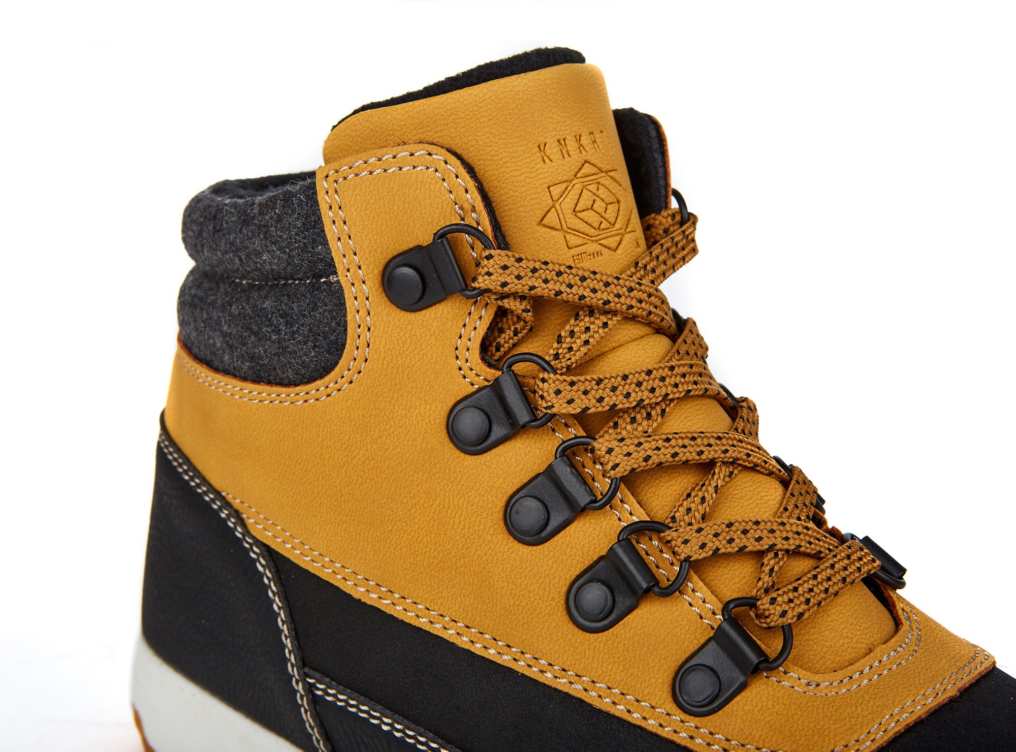 Yellow Shoes | Boys-Light Boots-Casual-Laced | Dripper |