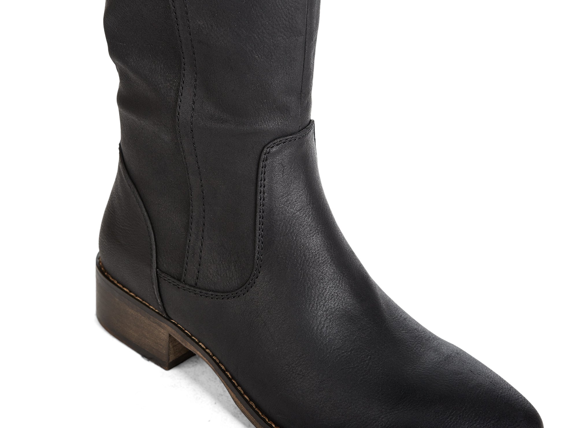 Yellow Shoes | Womens-Light Boots-Casual-High Shaft & Low Heel | Leticia |