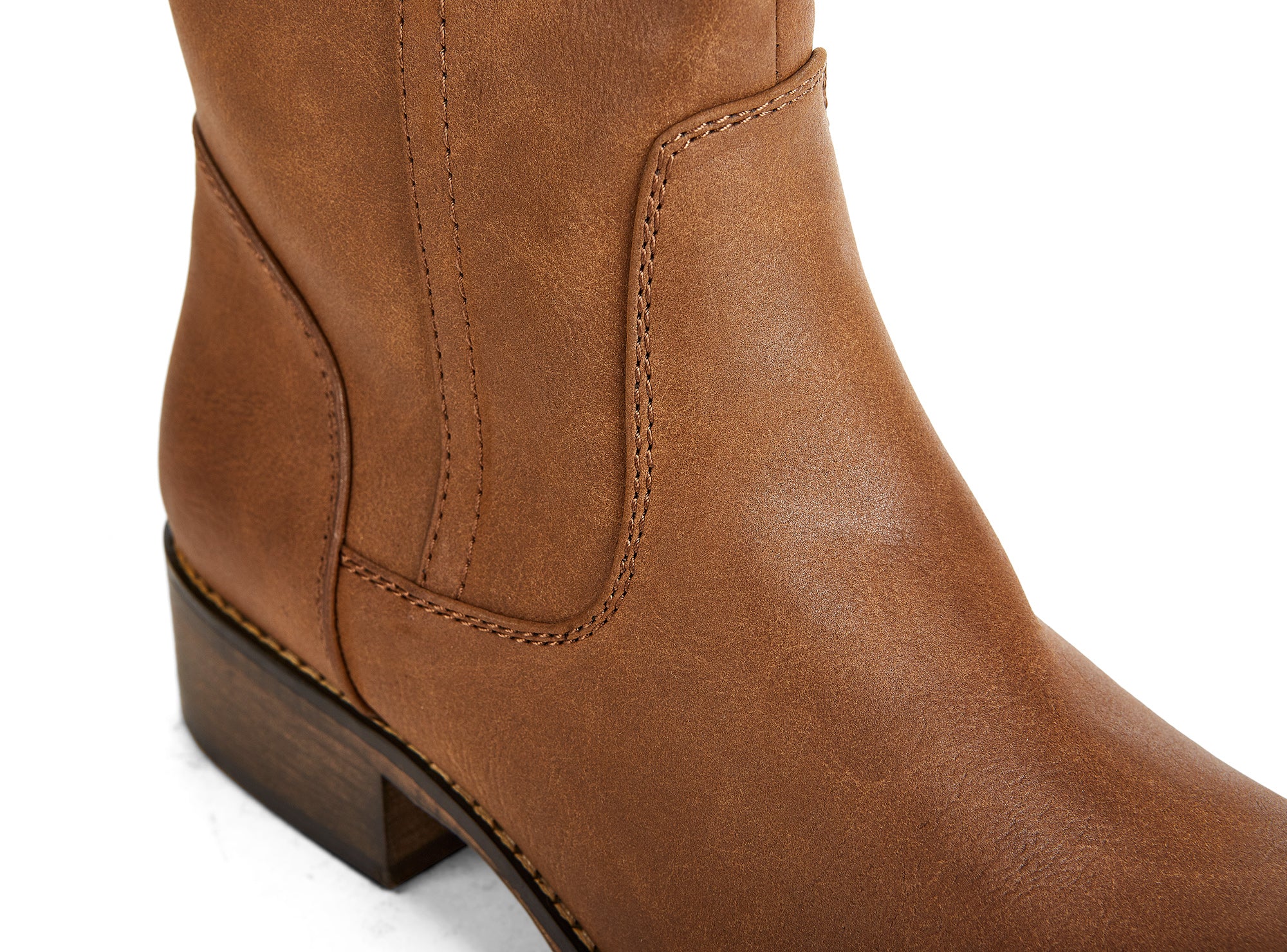 Yellow Shoes | Womens-Light Boots-Casual-High Shaft & Low Heel | Leticia |