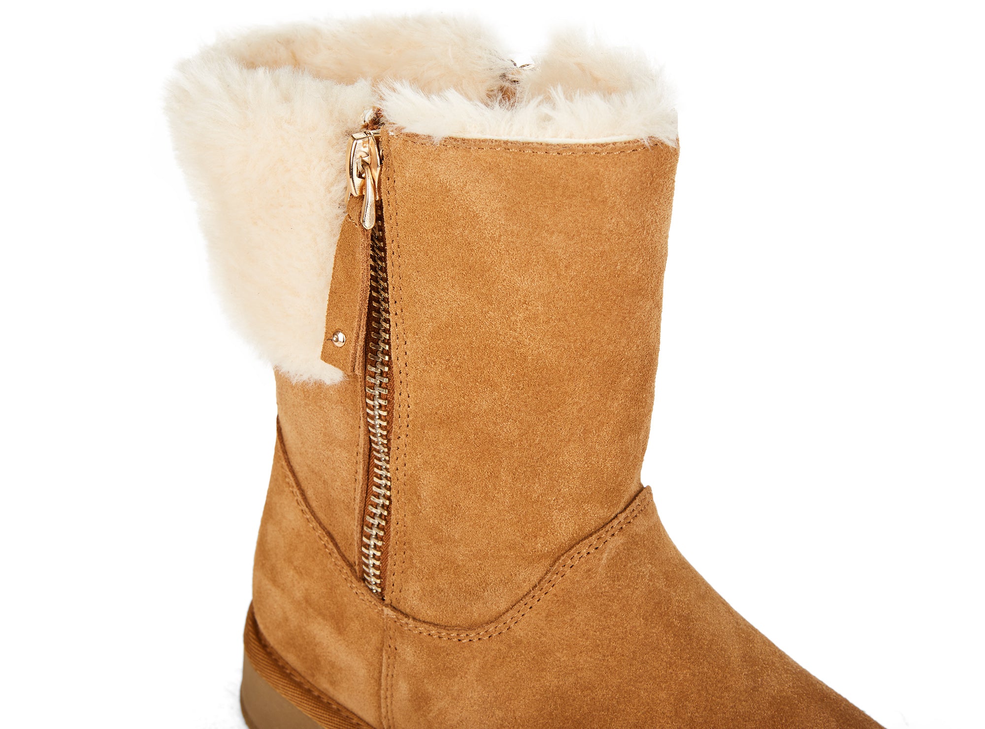 Yellow Shoes | Womens-Winter Boots-Casual-Med Shaft & Flat Heel | Diana |