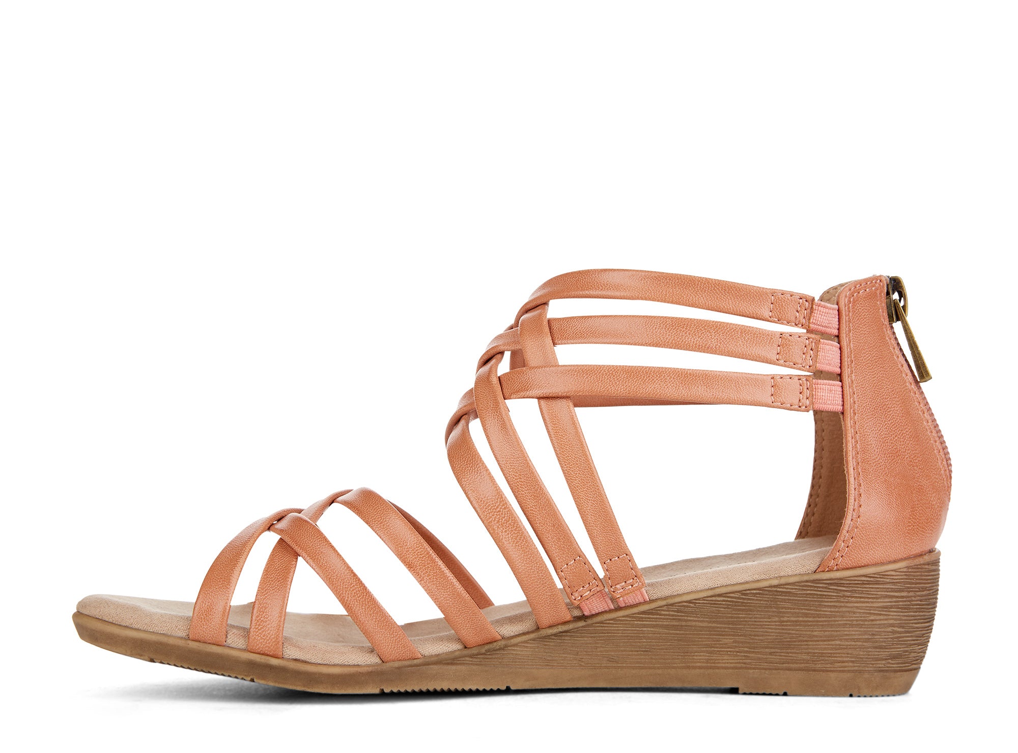 Yellow Shoes | Womens-Sandals-Comfort-Low Wedge/Gladiator | Fitwell |