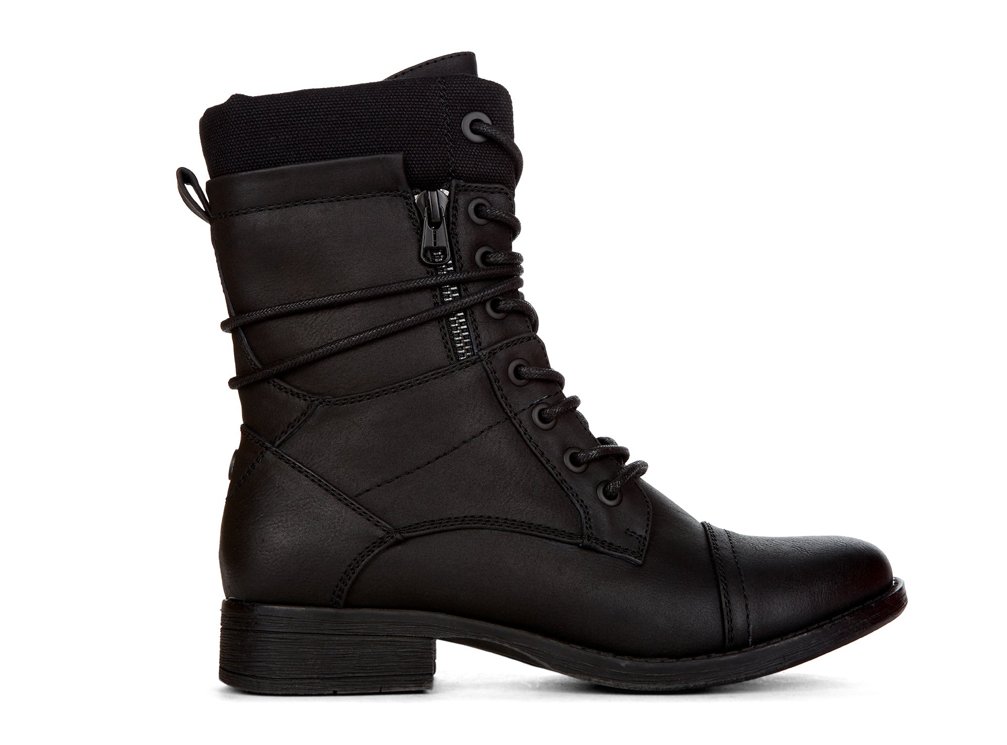 Yellow Shoes | Womens-Light Boots-Casual-Med Shaft & Low Heel | Officer |