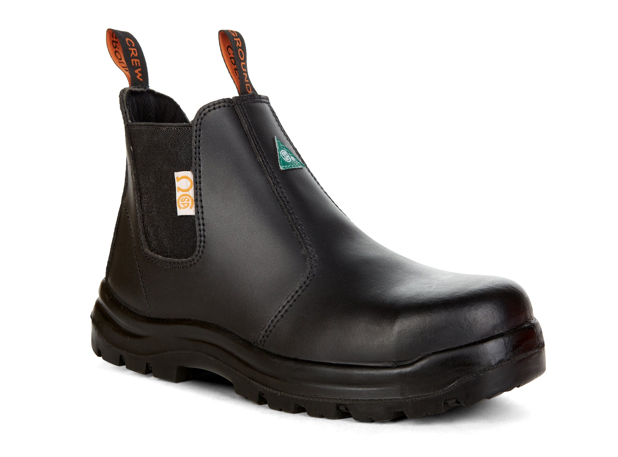 Yellow Shoes | Mens-Safety Boots-Low-Low | Ground Crew Rocker |