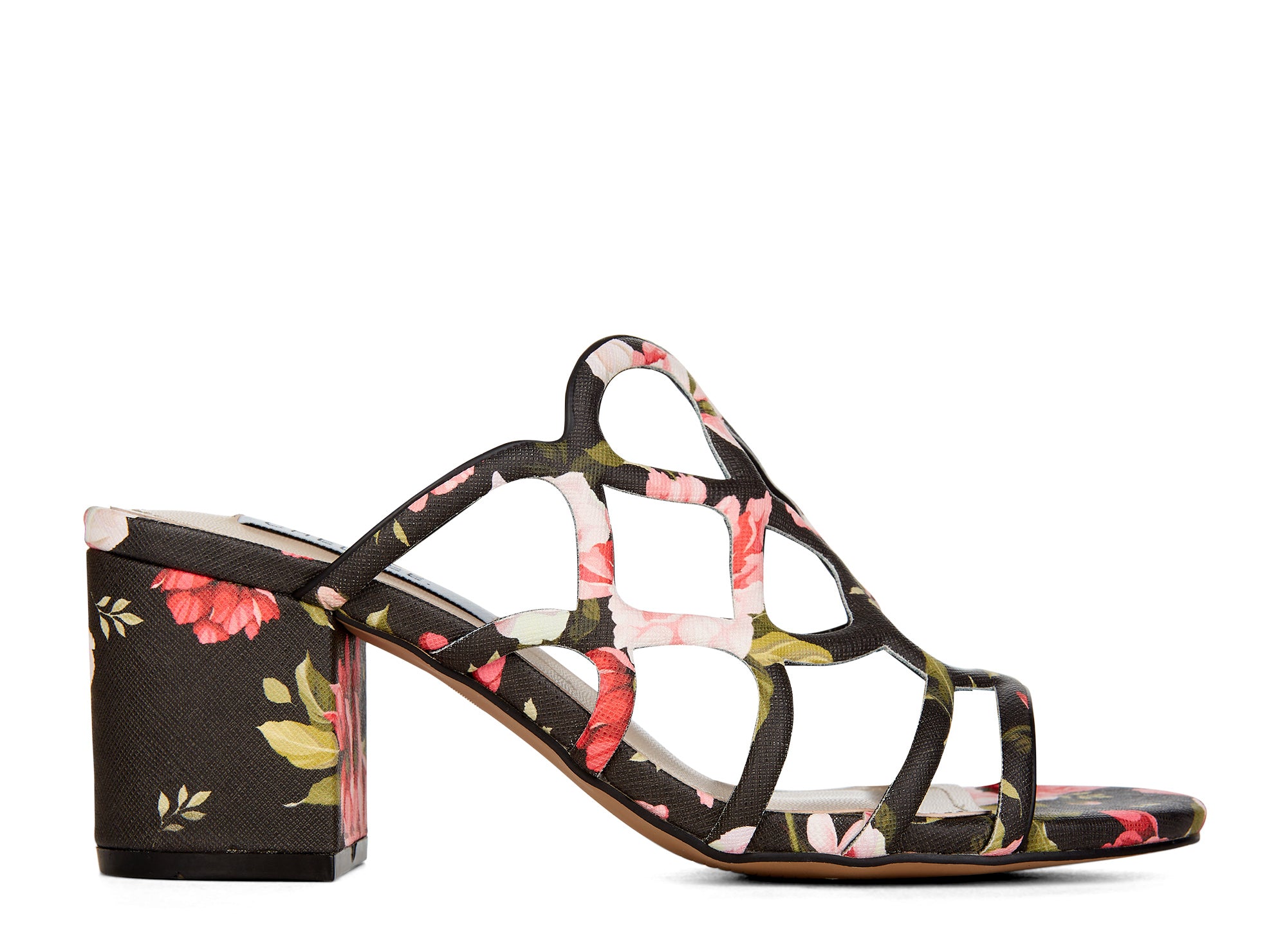 Yellow Shoes | Womens-Sandals-Casual-Low Heel/Slide | Duchess Floral |