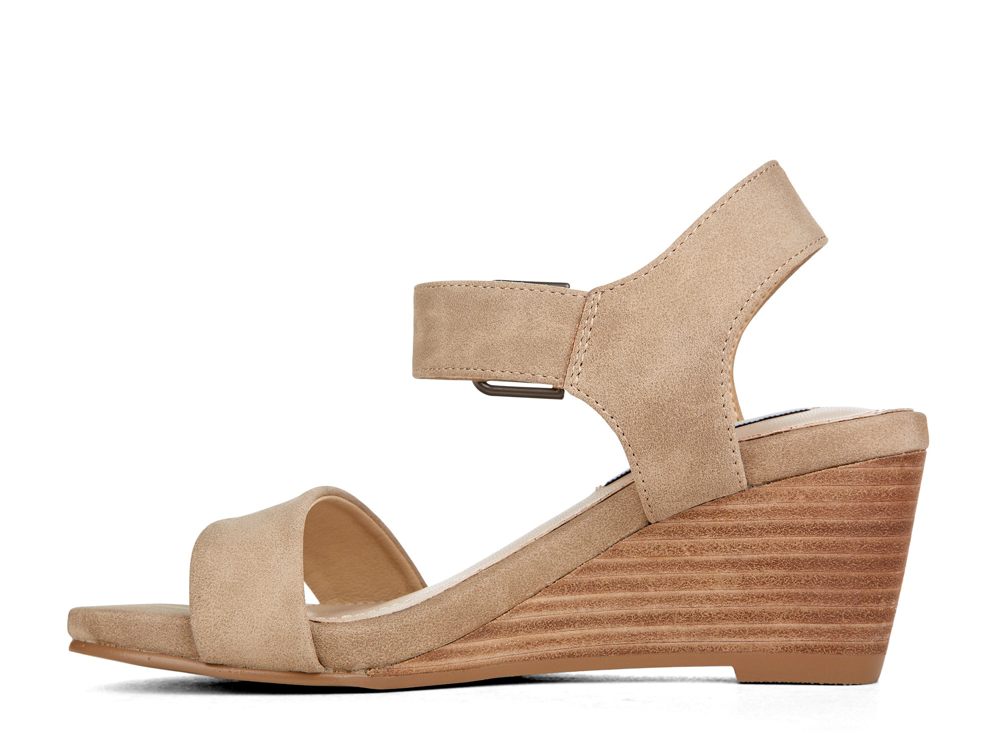 Yellow Shoes | Womens-Sandals-Dress-Med Wedge/Ankle strap | Moonrise |