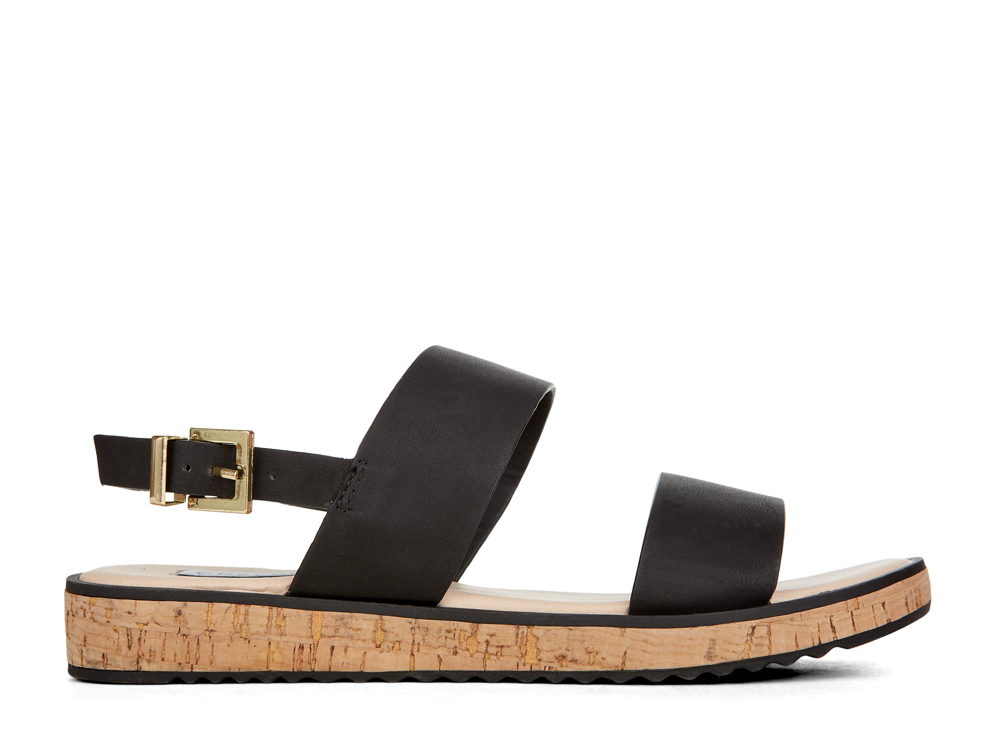Yellow Shoes | Womens-Sandals-Casual-Low Wedge/Ankle strap | Malena |