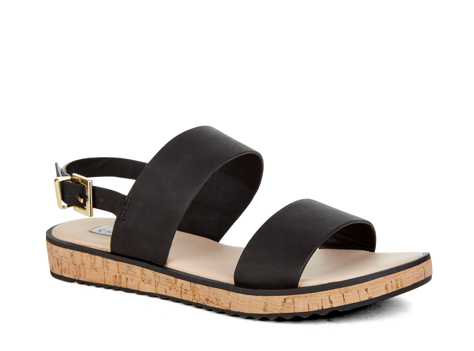 Yellow Shoes | Womens-Sandals-Casual-Low Wedge/Ankle strap | Malena |