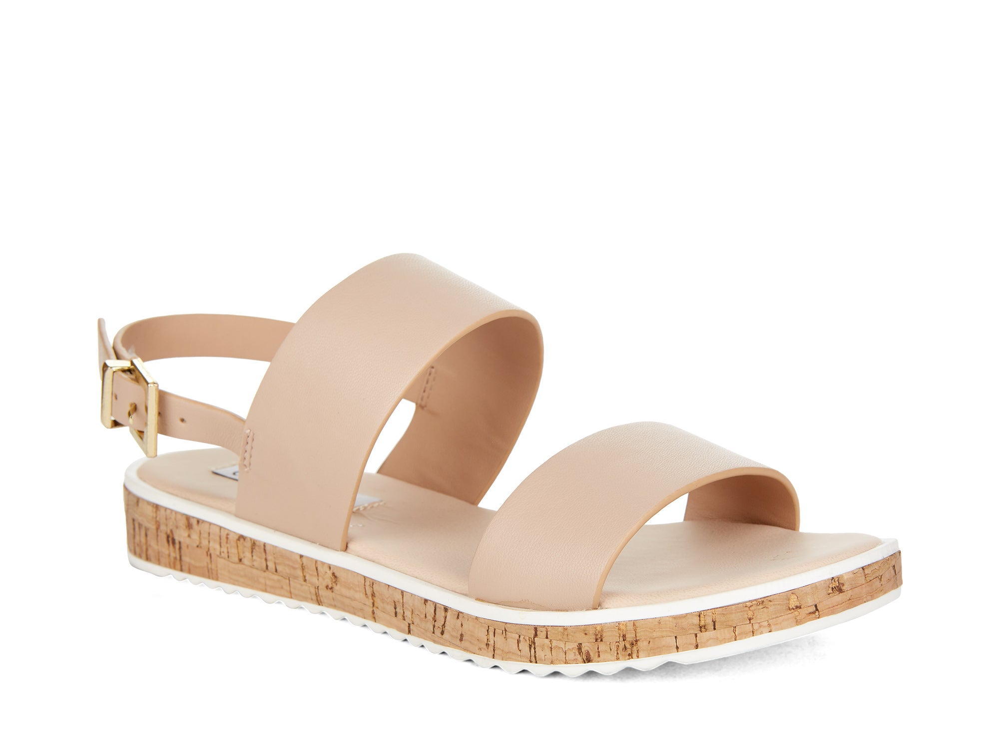 Yellow Shoes | Womens-Sandals-Casual-Low Wedge/Ankle strap | Malena |