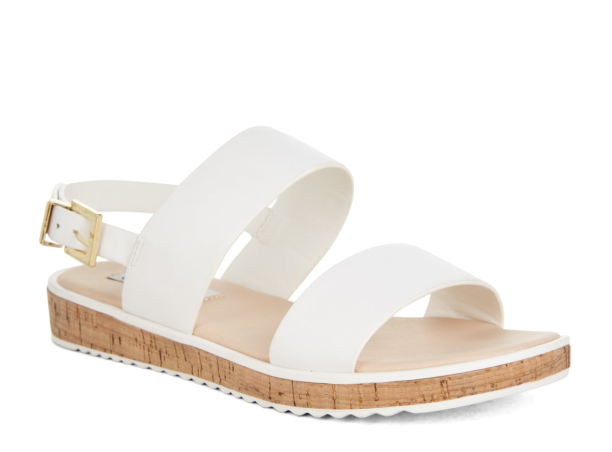 Yellow Shoes | Womens-Sandals-Casual-Low Wedge/Ankle strap | Malena |