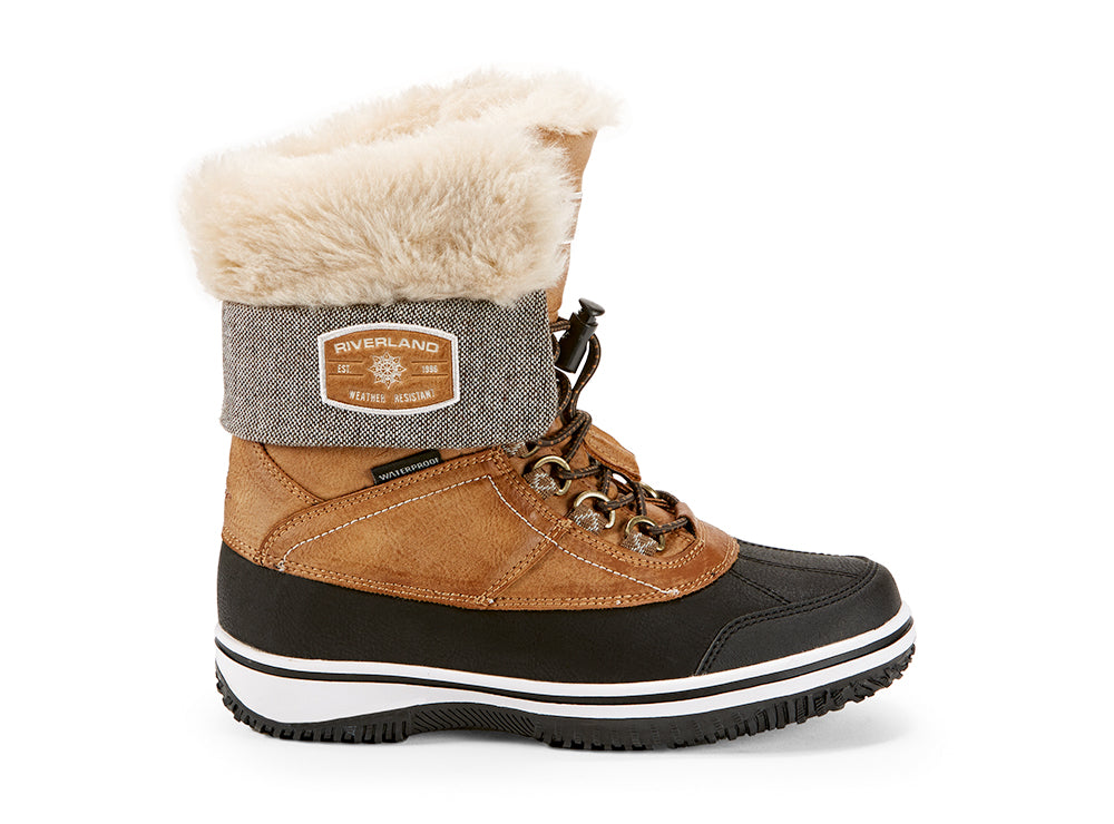 Yellow Shoes | Missy-Winter Boots-Casual-Flat & Med. Shaft | Freezia |