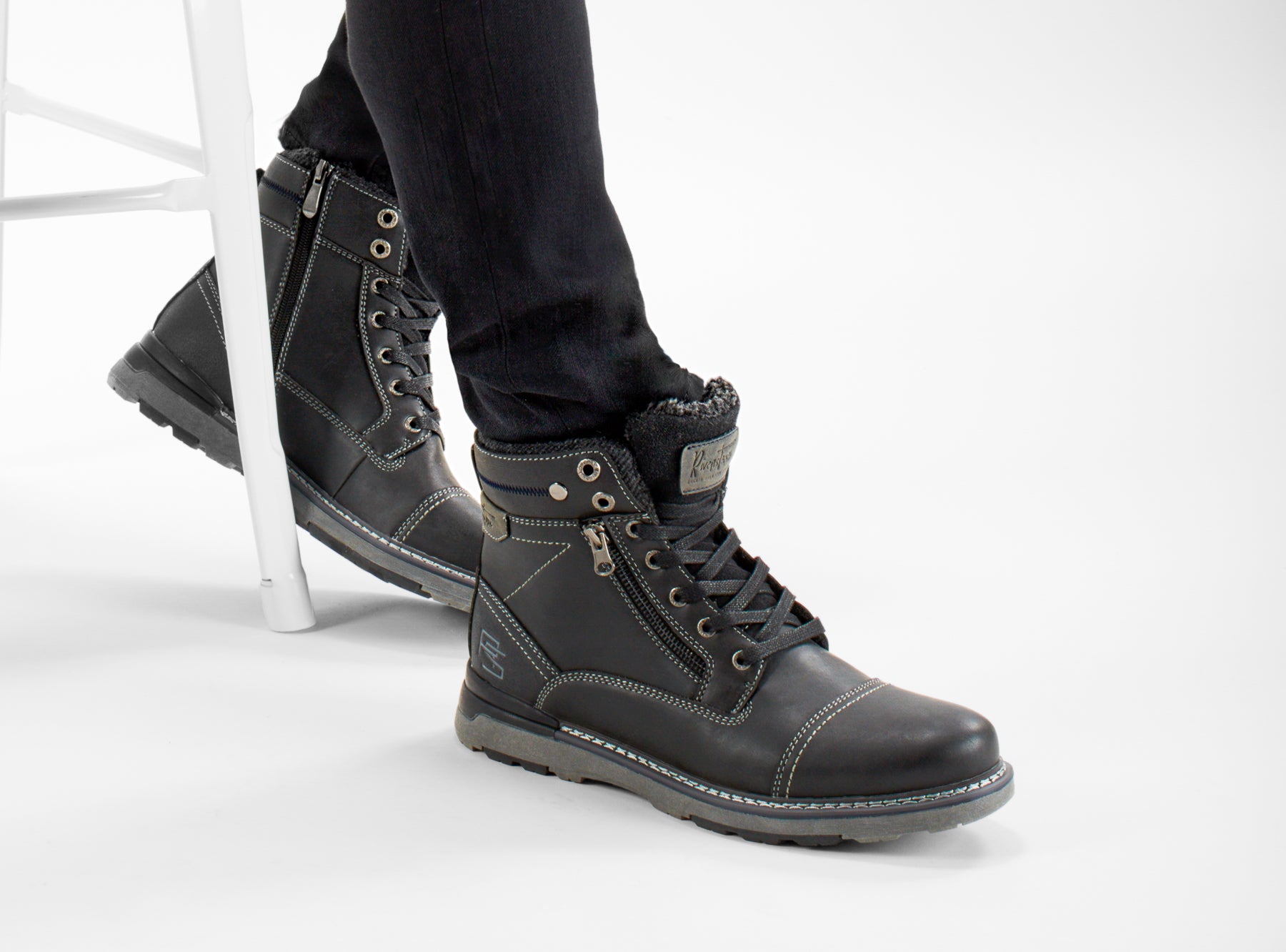 Yellow Shoes | Mens-Light Boots-Casual-Laced | Abrupt |