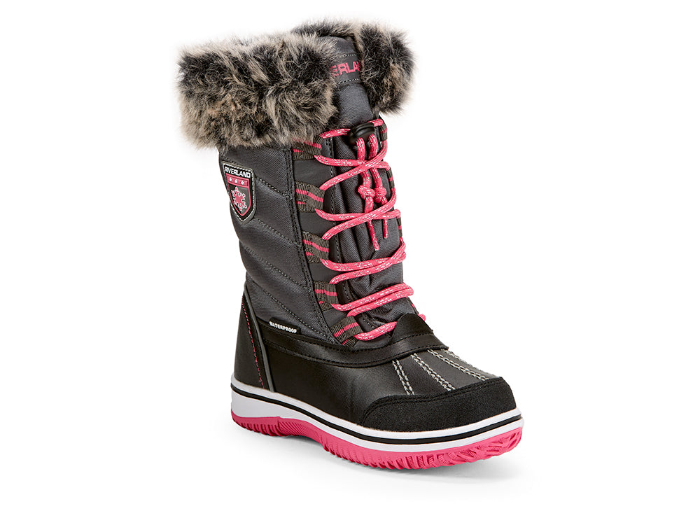 Yellow Shoes | Youth-Winter Boots-Girls-Laced | Subzero |