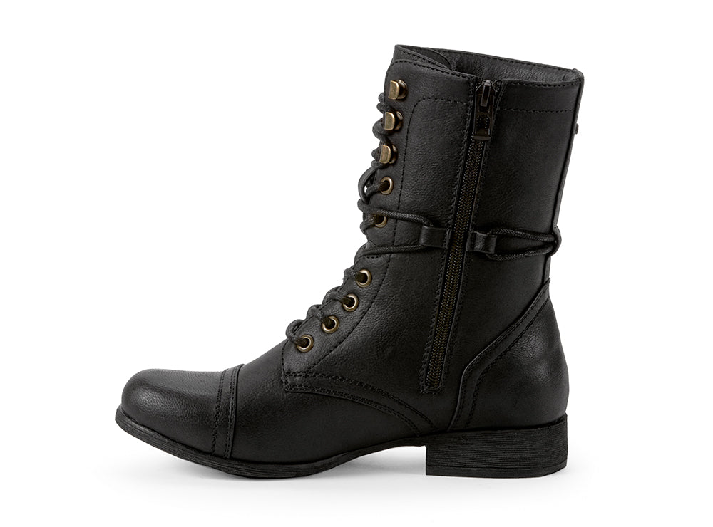 Yellow Shoes | Womens-Light Boots-Casual-Med Shaft & Low Heel | Stager |