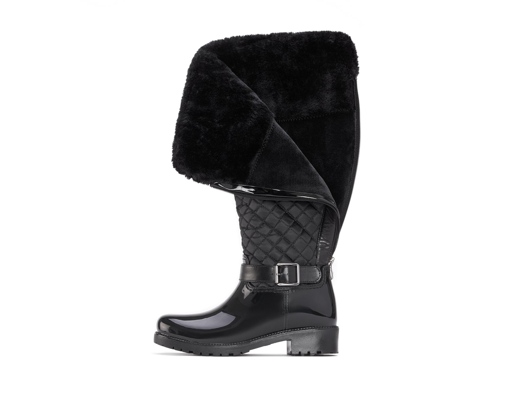 Yellow Shoes | Womens-Rainwear-Lined Boot-Lined Boot | Versa |