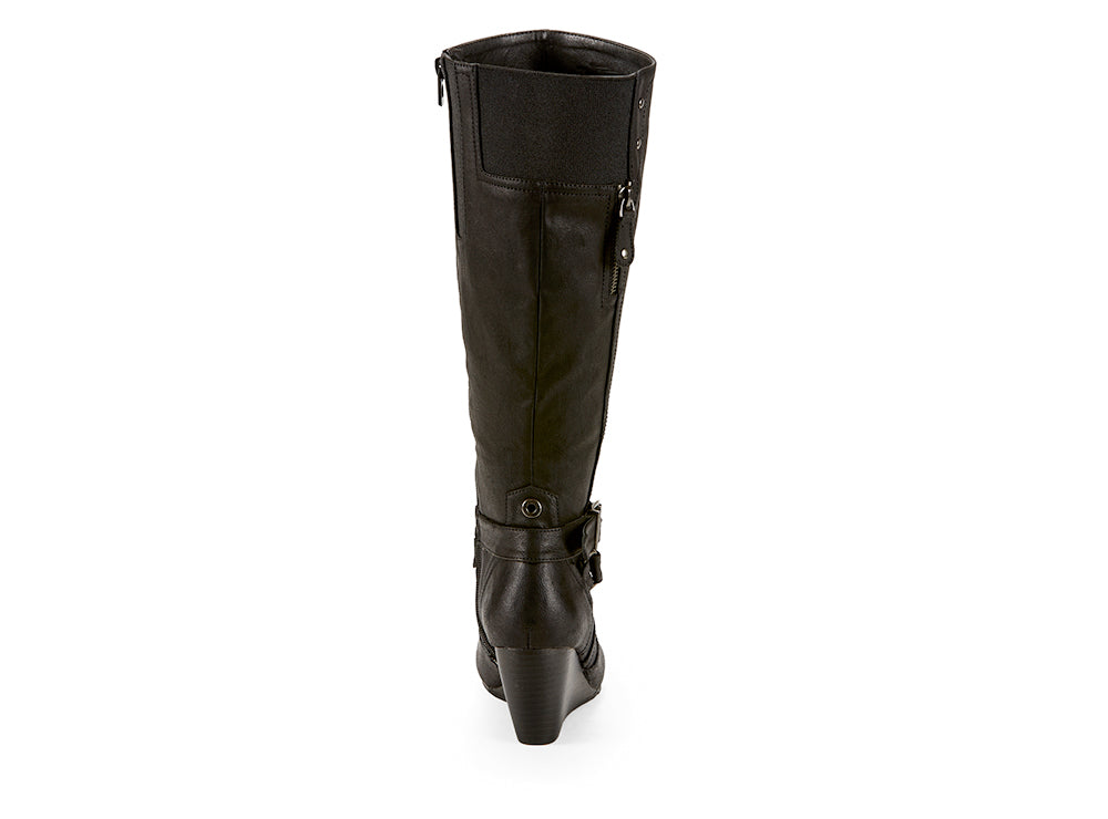 Yellow Shoes | Womens-Light Boots-Casual-High Shaft & Med Wedge | Larch |