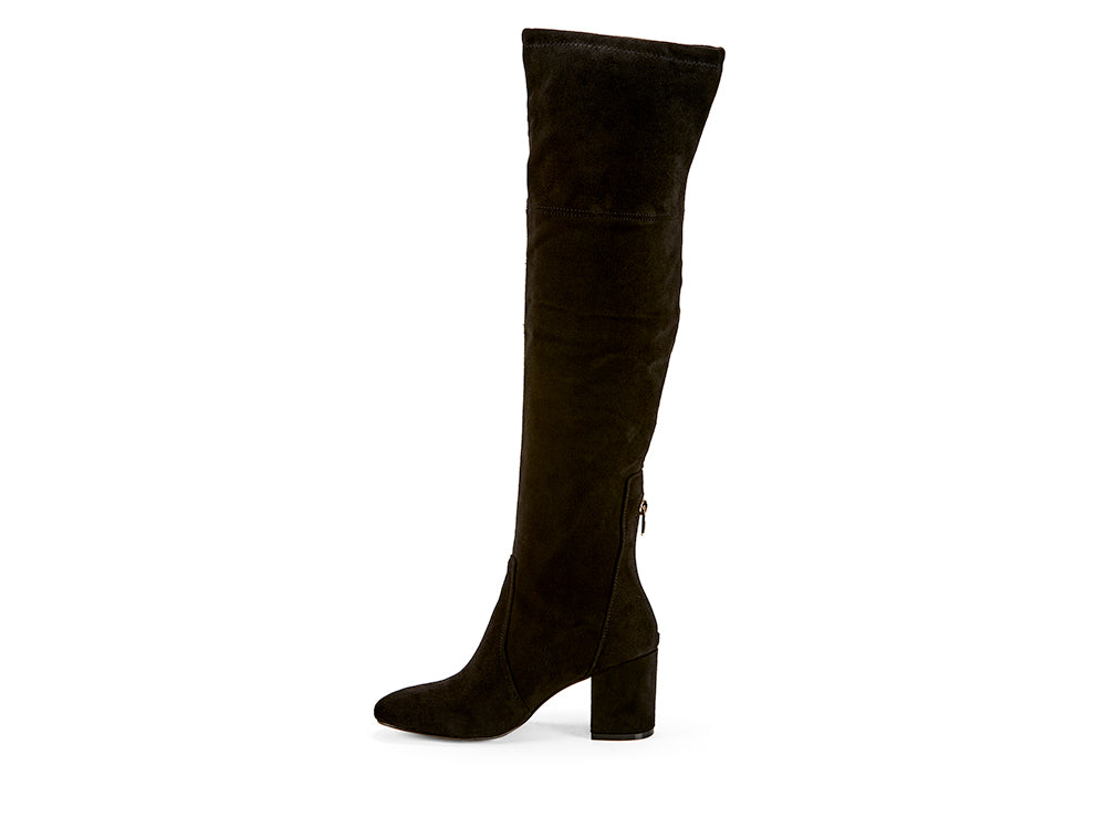 Yellow Shoes | Womens-Light Boots-Dress-High Shaft & Med Heel | Brantley |