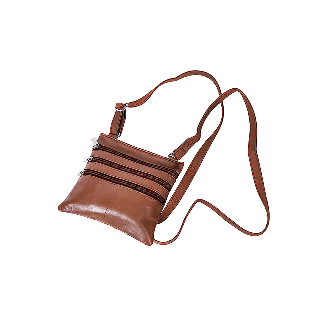 115568-30-CHAMPSSacabandouliereencuir-03-CHAMPS | Leather crossbody bag-Women's Handbags | Accessories-Champs-Yellow Shoes