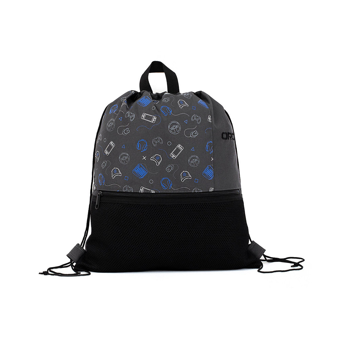 Yellow Shoes | Accessories-Boys-School Items-Shoe Bag | ORO VIDEO GAMES SHOE BAG | 116968-05-ORO_JEUX_VIDEO_SAC_FOURRETOUT-01-2609500032-ORO VIDEO GAMES SHOE BAG-Kids Shoe Bags | Accessories-Oro-Yellow Shoes
