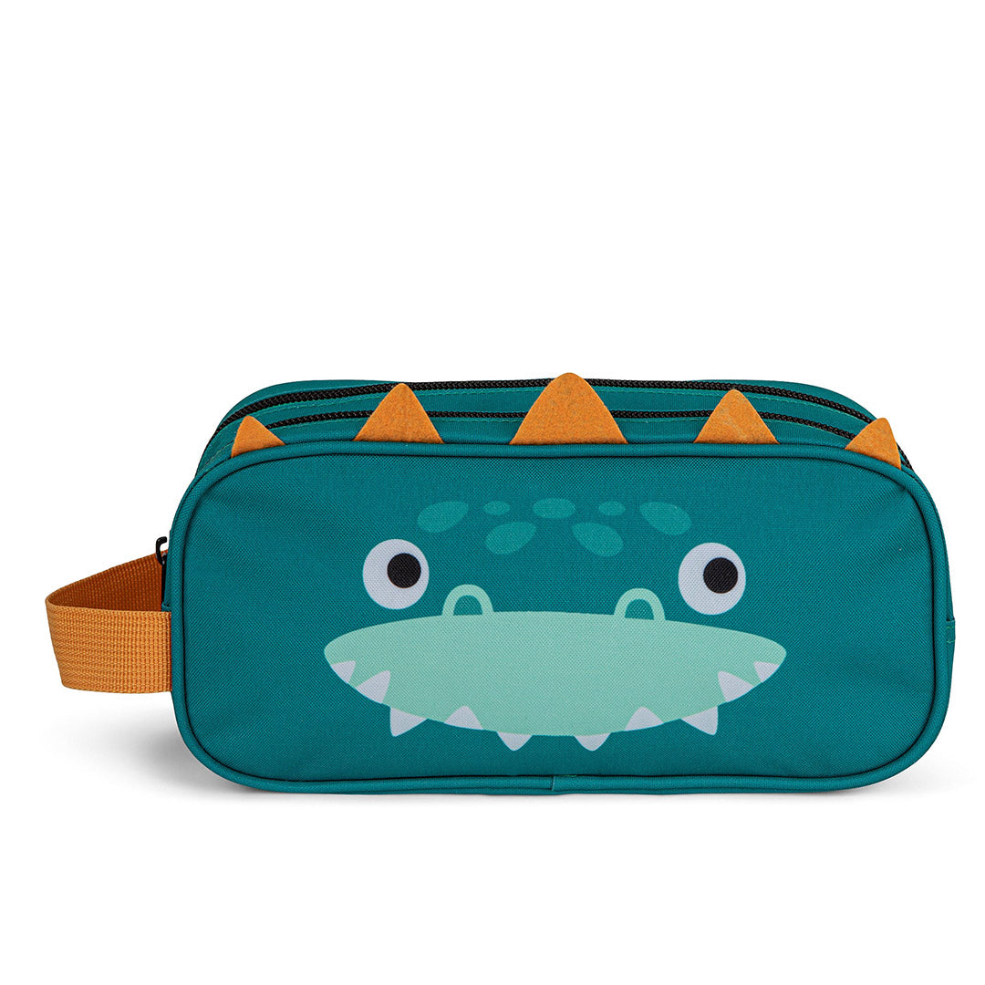 Yellow Shoes | Kids Pencil Cases | Accessories | BONDSTREET DINOREX 2 COMPARTMENTS PENCIL CASE | 117002-60