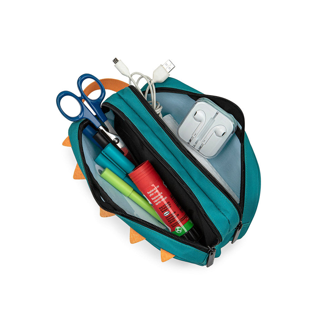 Yellow Shoes | Kids Pencil Cases | Accessories | BONDSTREET DINOREX 2 COMPARTMENTS PENCIL CASE | 117002-60-BONDSTREET_DINOREX_ETUI_A_CRAYONS_2_COMPARTIMENTS-04-BONDSTREET DINOREX 2 COMPARTMENTS PENCIL CASE-Kids Pencil Cases | Accessories-Bondstreet-Yellow Shoes