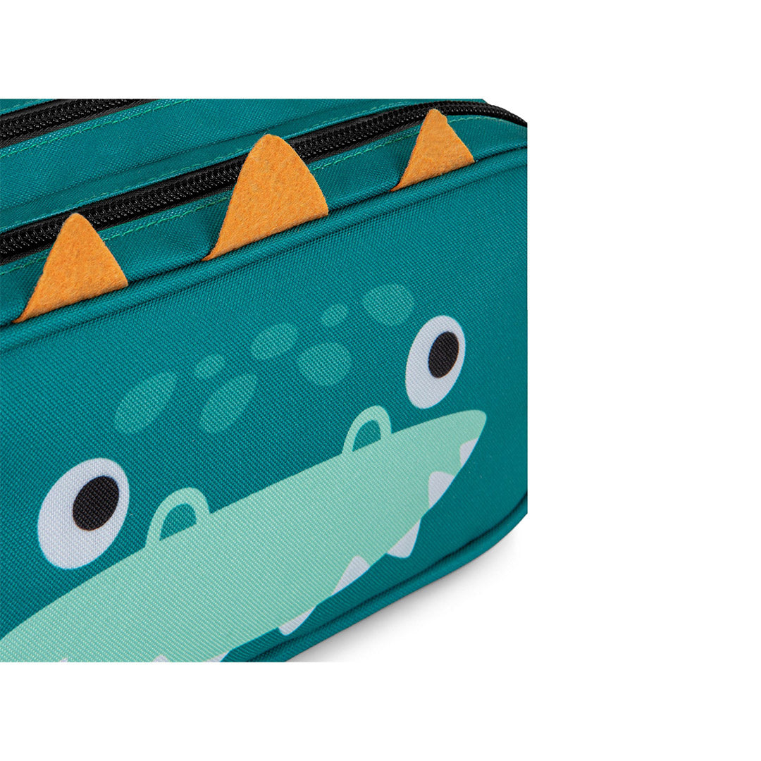 Yellow Shoes | Kids Pencil Cases | Accessories | BONDSTREET DINOREX 2 COMPARTMENTS PENCIL CASE | 117002-60-BONDSTREET_DINOREX_ETUI_A_CRAYONS_2_COMPARTIMENTS-06-BONDSTREET DINOREX 2 COMPARTMENTS PENCIL CASE-Kids Pencil Cases | Accessories-Bondstreet-Yellow Shoes