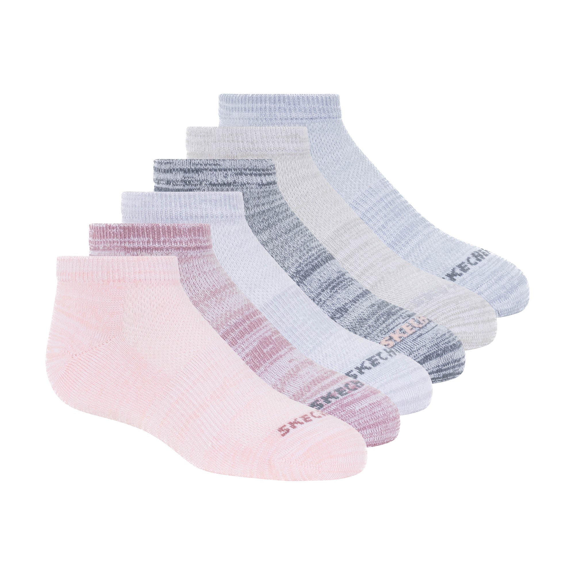 Yellow Shoes | Kids Socks | Accessories | SKECHERS | 6 paires de bas (taille 7-8.5) | 119241-68-SKECHERS6pairesdebaspourenfantstaille785-119241-68-SKECHERS | 6 pairs of socks (size 7-8.5)-Kids Socks | Accessories-Skechers-Yellow Shoes