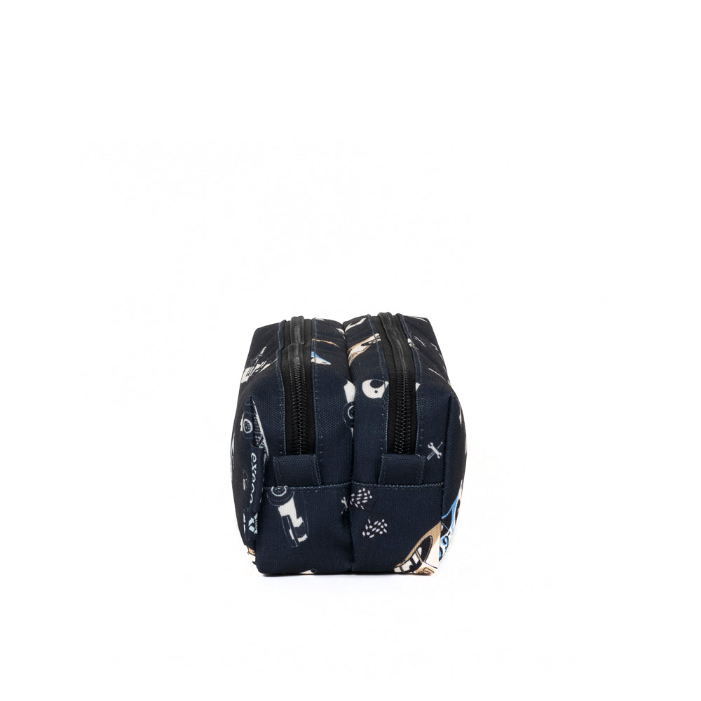 Yellow Shoes | Kids Pencil Cases | Accessories | EXECO | CARS 2 COMPARTMENTS PENCIL CASE | 119680-40-EXECOAUTOSETUIACRAYONS2COMPARTIMENTS-02-EXECO | CARS 2 COMPARTMENTS PENCIL CASE-Kids Pencil Cases | Accessories-Execo-Yellow Shoes