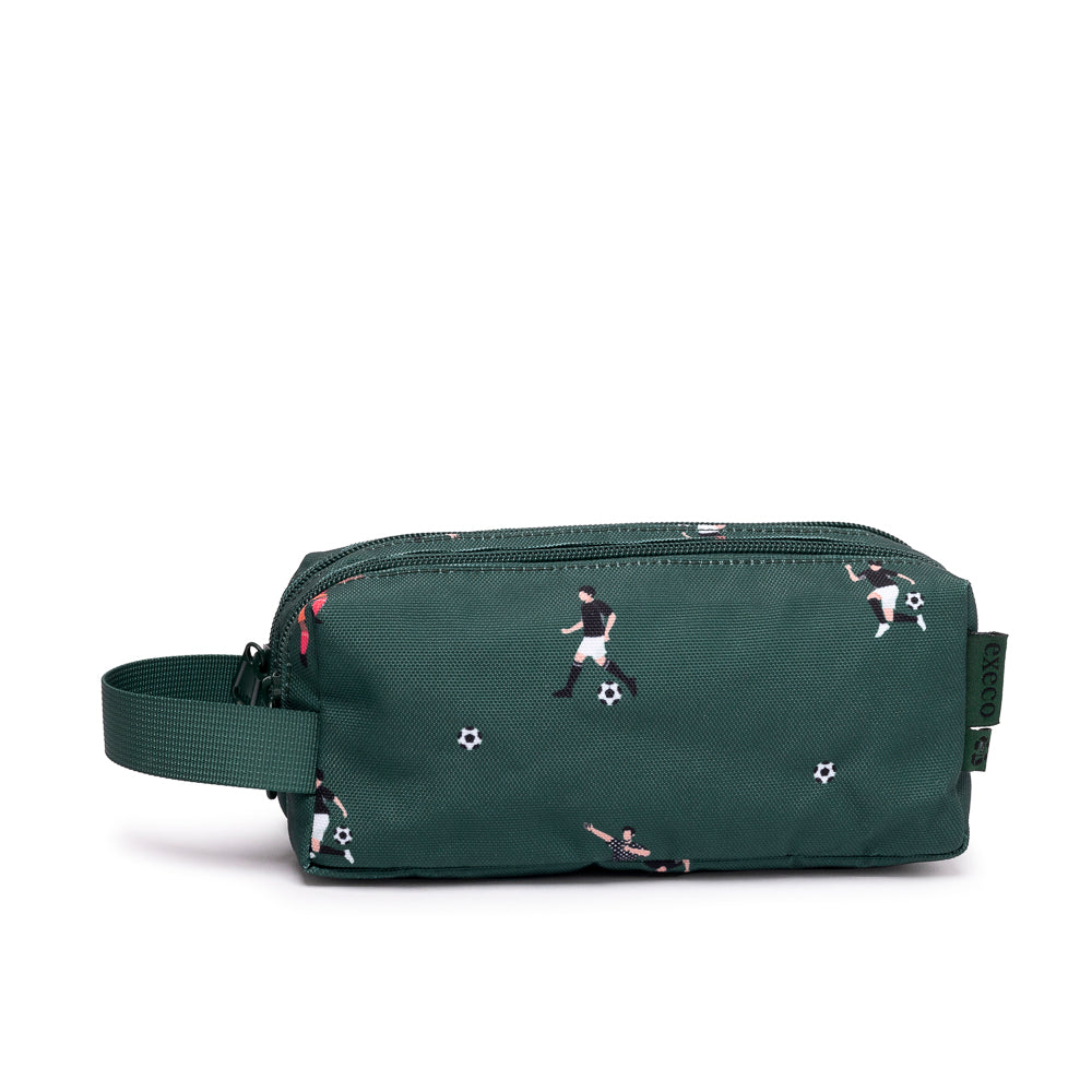 Yellow Shoes | Kids Pencil Cases | Accessories | EXECO | ÉTUI à CRAYON 2 COMPARTIMENTS REQUIN | 119681-60-EXECOSOCCERETUIACRAYONS2COMPARTIMENTS-01-119681-60-EXECO | SOCCER 2 COMPARTMENTS PENCIL CASE-Kids Pencil Cases | Accessories-Execo-Yellow Shoes