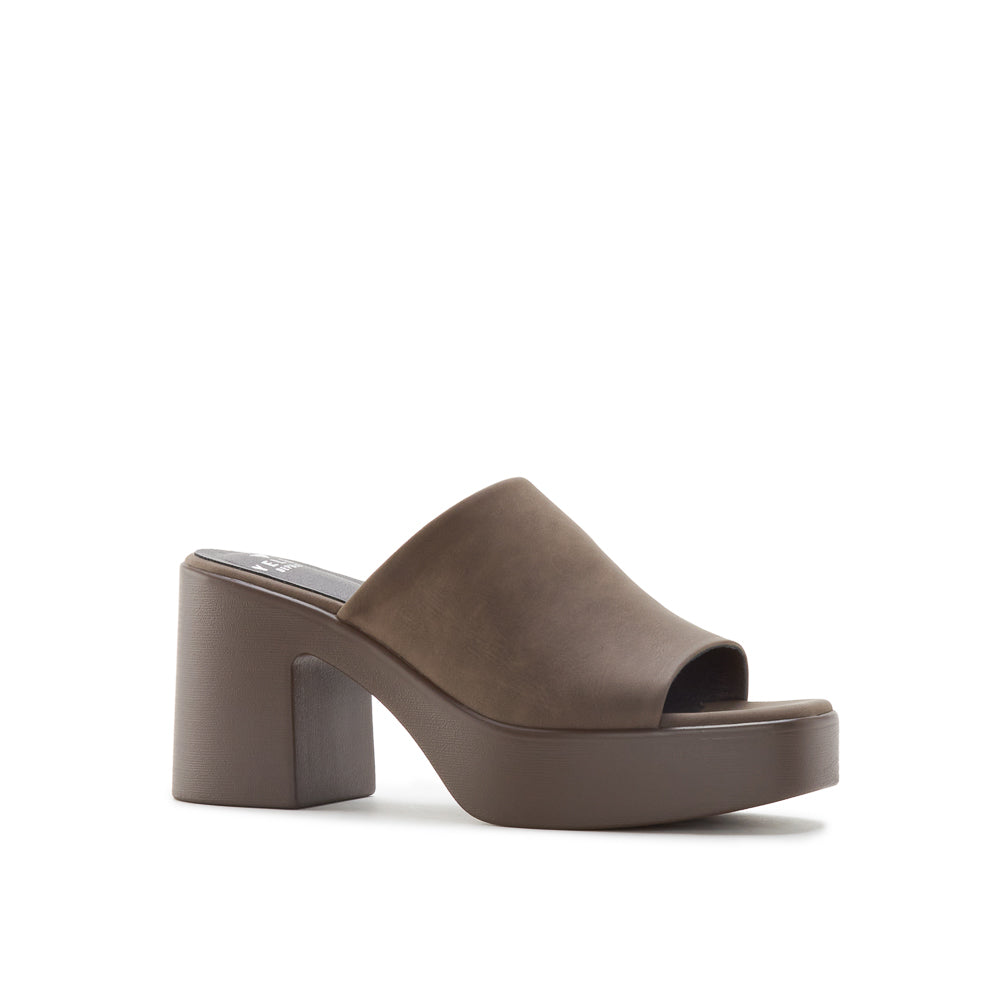 Yellow Shoes | Womens-Sandals-Dress-Med Heel/Mule | NADIA |