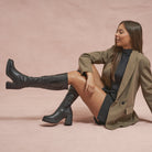 119819-01-NIKKIHAUTE-04-NIKKI HAUTE-Women's Fashion Light Boots-Yellow-Yellow Shoes