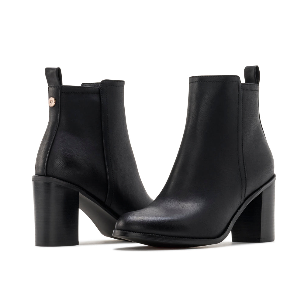 Yellow Shoes | Womens-Light Boots-Dress-Low Shaft & Med Heel | AMBITION |
