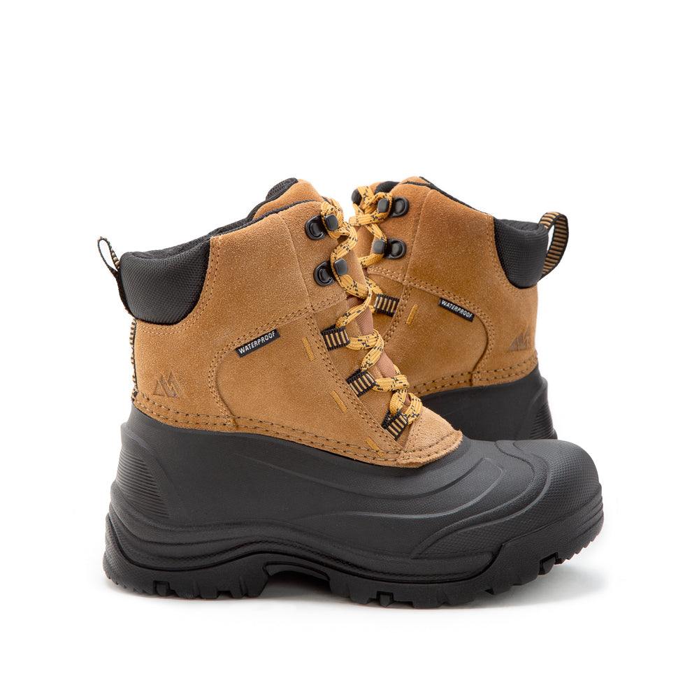 Yellow Shoes | Junior Kids Winter Boots | RUBEN | 119949-66-RUBEN-02-RUBEN-Junior Kids Winter Boots-Konkrete (All Konkrete)-Yellow Shoes