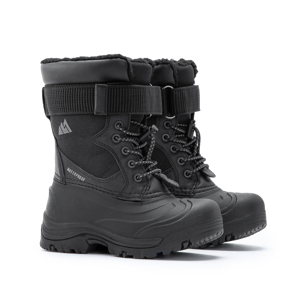119973-01-YUKONTDLR-02-YUKON TDLR-Toddler Kids Winter Boots-Yellow-Yellow Shoes