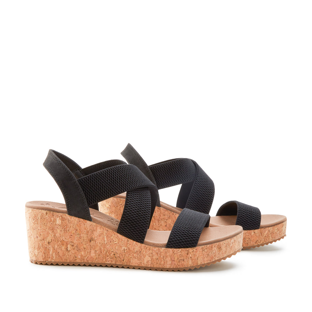 Yellow Shoes | Womens-Sandals-Casual-Med Wedge/Ankle strap | TROPICAL |