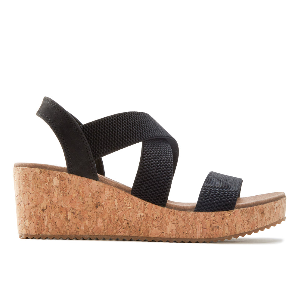 Yellow Shoes | Womens-Sandals-Casual-Med Wedge/Ankle strap | TROPICAL |