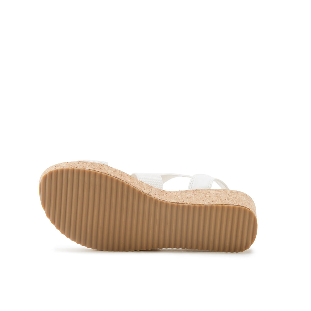 Yellow Shoes | Womens-Sandals-Casual-Med Wedge/Ankle strap | TROPICAL |