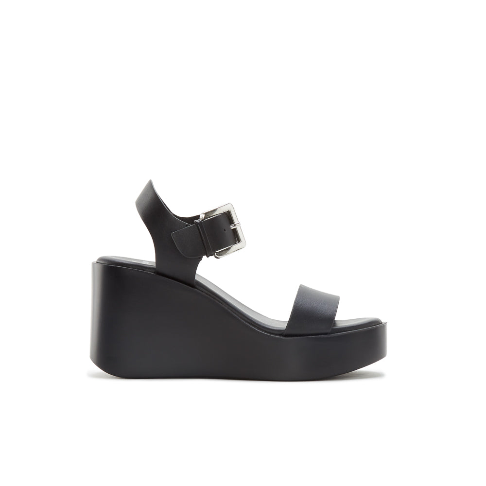 Yellow Shoes | Womens-Sandals-Casual-High Wedge/Ankle strap | MALIBU |