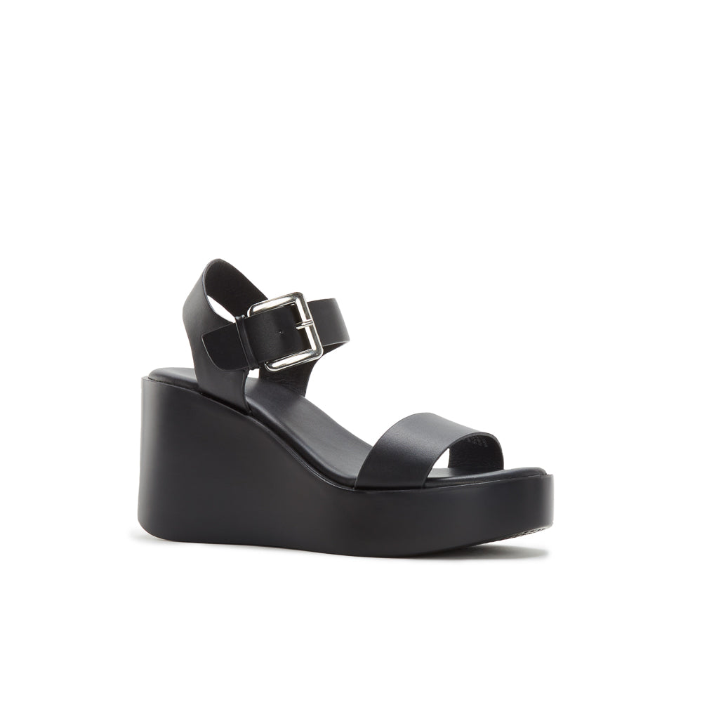Yellow Shoes | Womens-Sandals-Casual-High Wedge/Ankle strap | MALIBU |