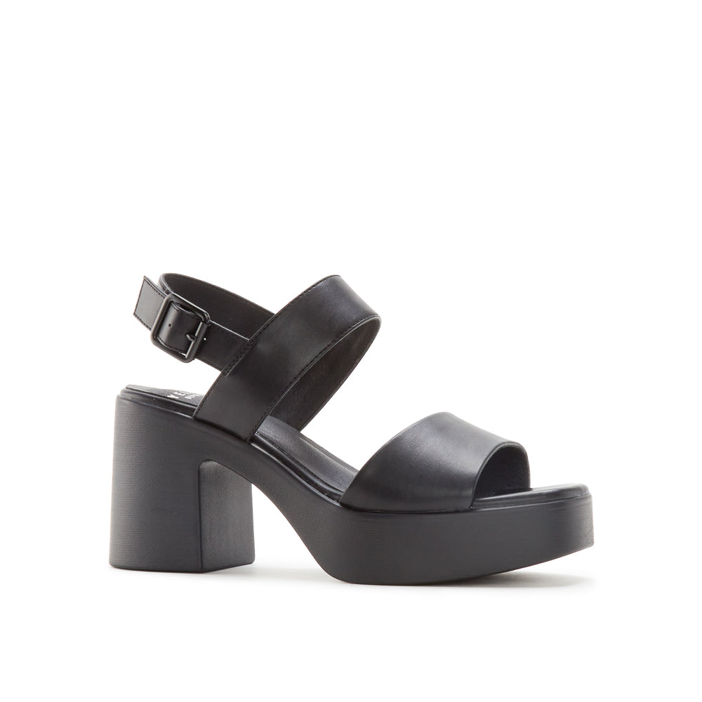 Yellow Shoes | Womens-Sandals-Dress-Low Platform/Ankle strap | NAOMIE |