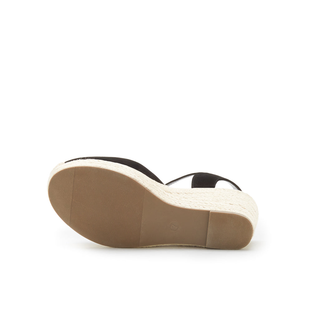Yellow Shoes | Womens-Sandals-Dress-Med Wedge/Ankle strap | NUANCE |