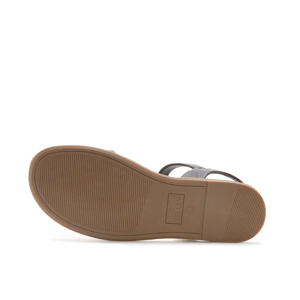 Yellow Shoes | Womens-Sandals-Casual-Flat/Ankle strap | LEONORE |