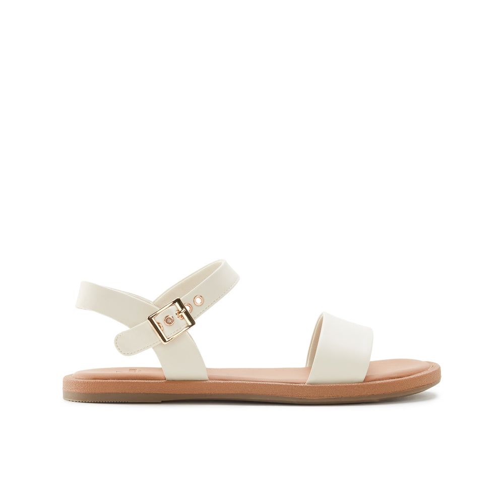 Yellow Shoes | Womens-Sandals-Casual-Flat/Ankle strap | LEONORE |