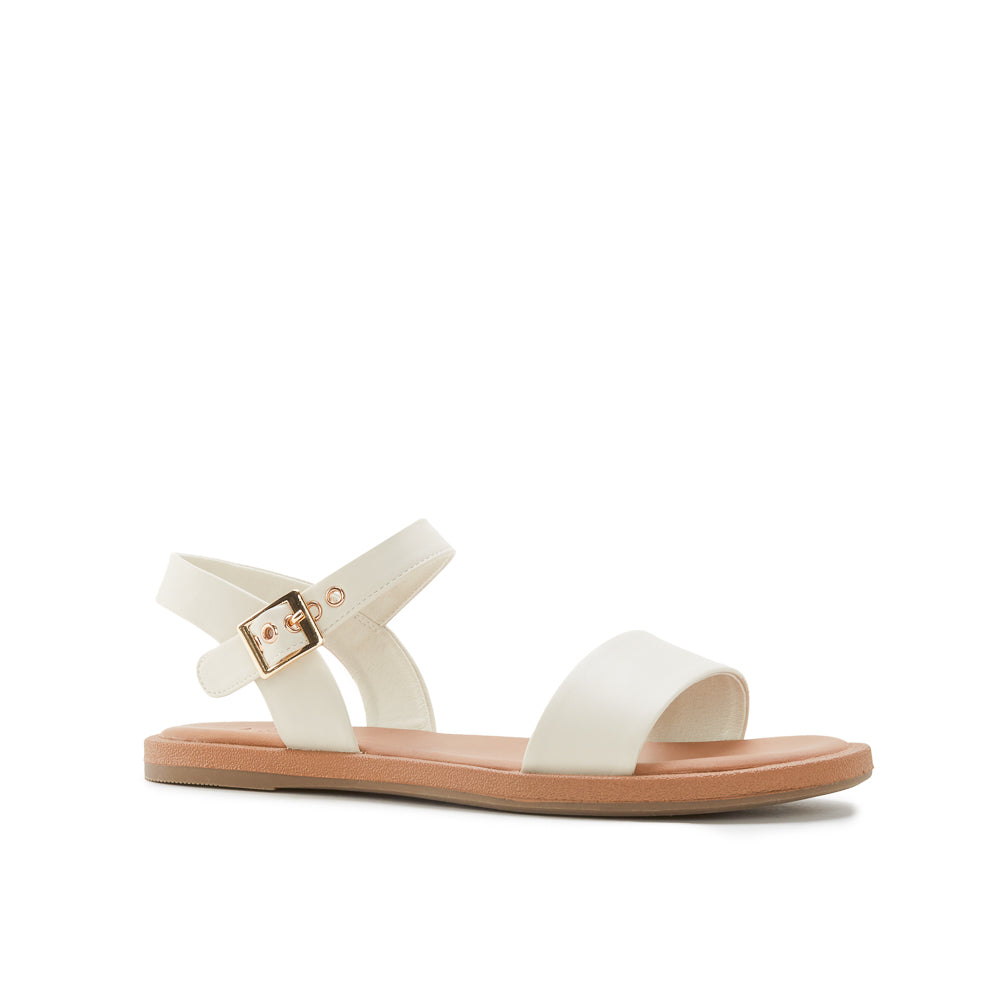Yellow Shoes | Womens-Sandals-Casual-Flat/Ankle strap | LEONORE |