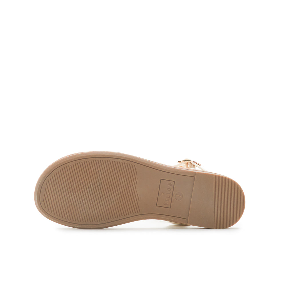 Yellow Shoes | Womens-Sandals-Casual-Flat/Ankle strap | LEONORE |