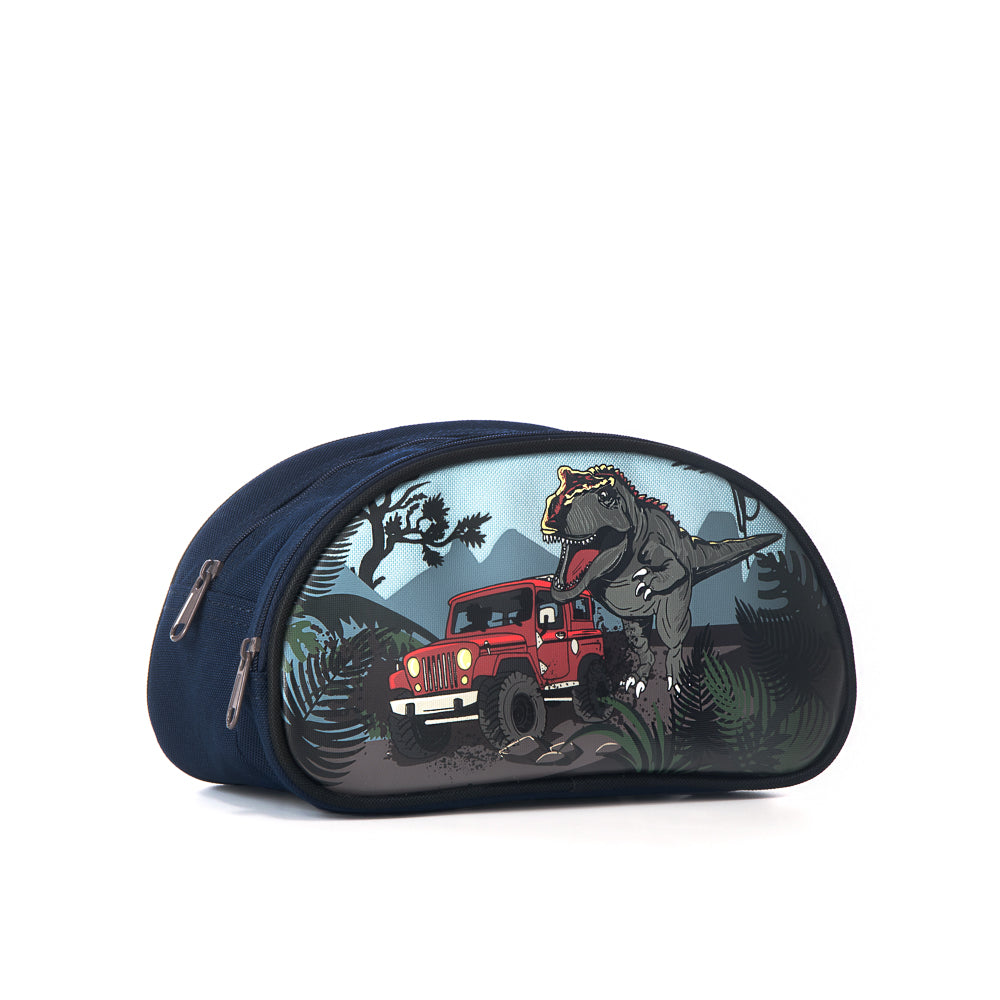 120958-43-LG_DINO_ETUI_A_CRAYONS_2_COMPARTIMENTS-01-Louis Garneau Dino Back-to-School Bundle-Kids Backpacks | Accessories-Yellow Shoes-Yellow Shoes