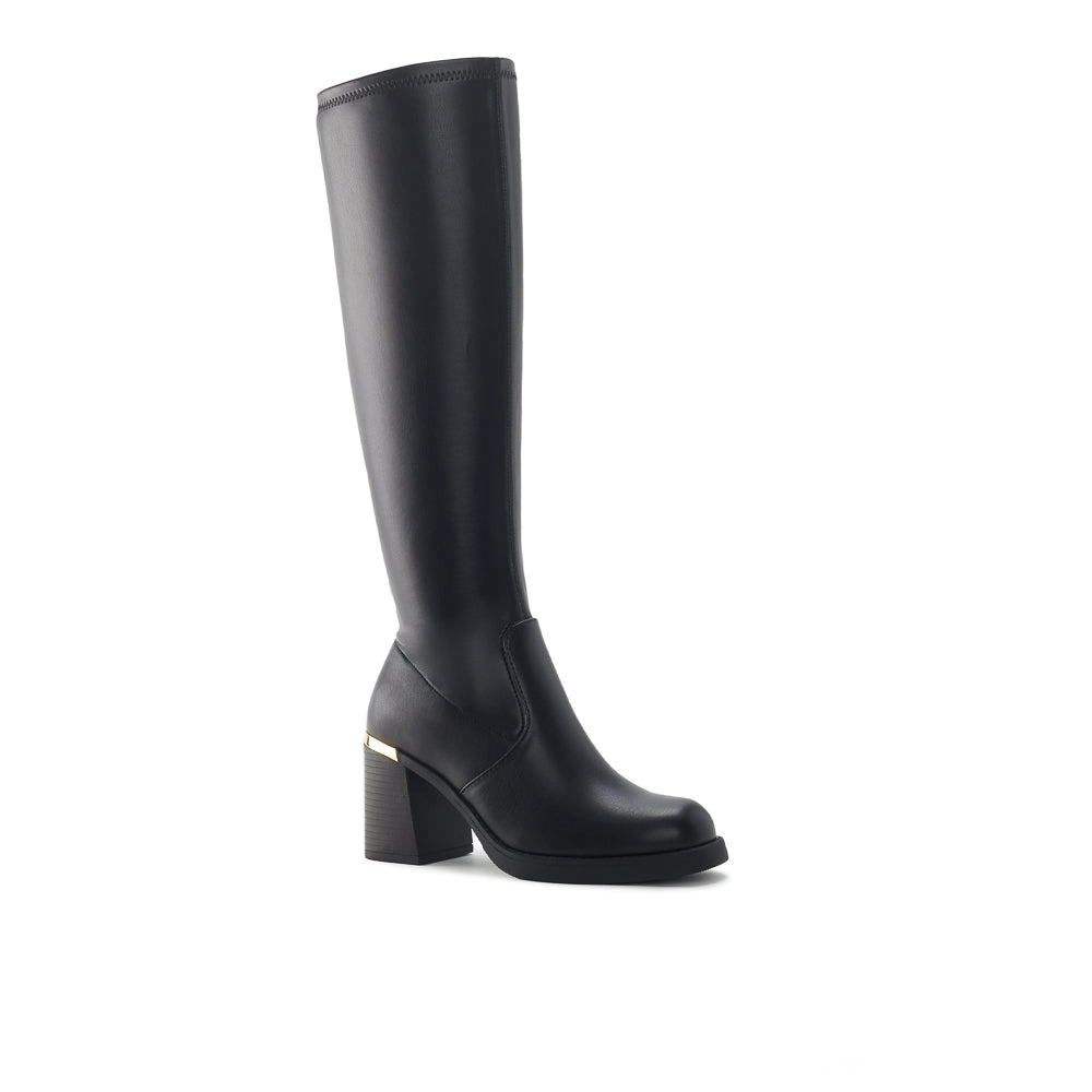 Yellow Shoes | Womens-Light Boots-Dress-High Shaft & Med Heel | HILARIE HAUTE |