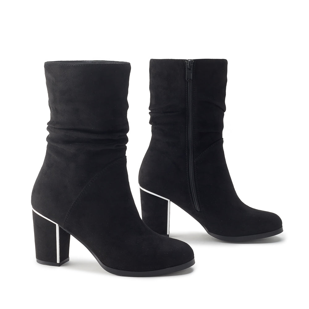 Yellow Shoes | Womens-Light Boots-Dress-Med Shaft & Med Heel | ADRIANA |