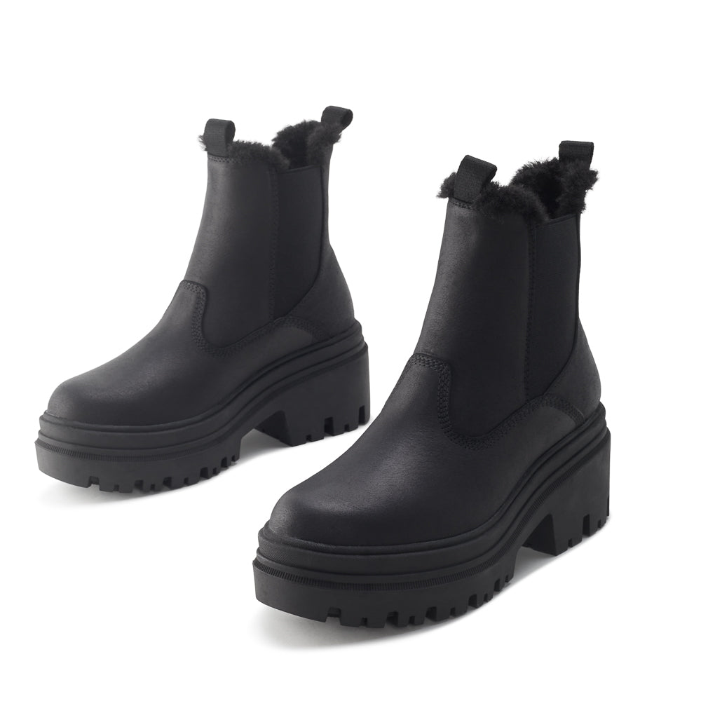 Yellow Shoes | Womens-Winter Boots-Casual-Med Shaft & Med Heel | LARGOT |