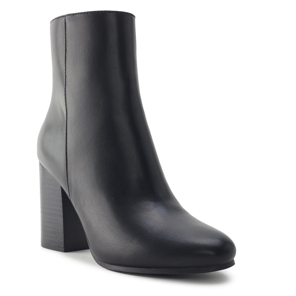 Yellow Shoes | Womens-Light Boots-Dress-Low Shaft & Med Heel | JENNYFER II |